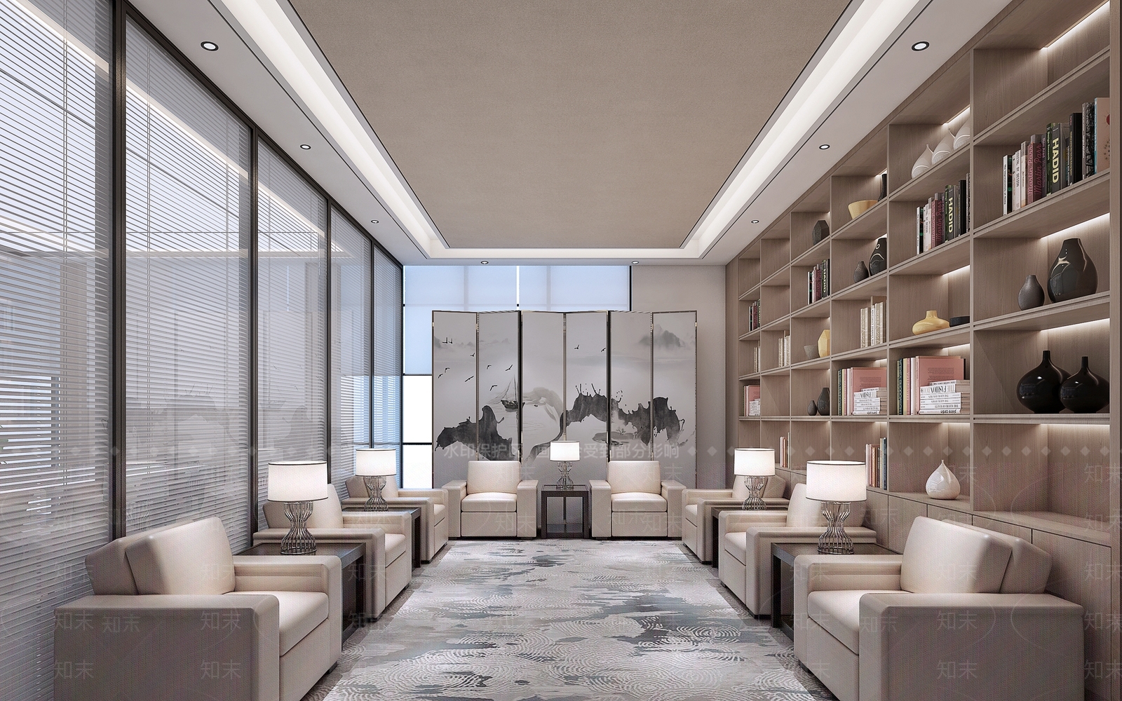 现代贵宾接待室3D模型下载【ID:1147903887】