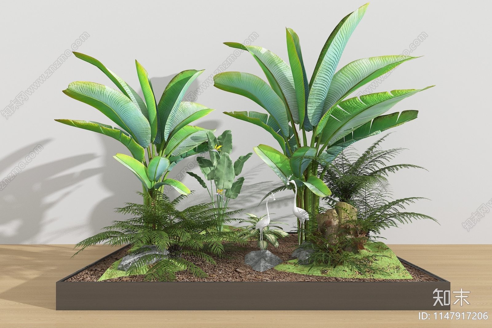 植物堆3D模型下载【ID:1147917206】