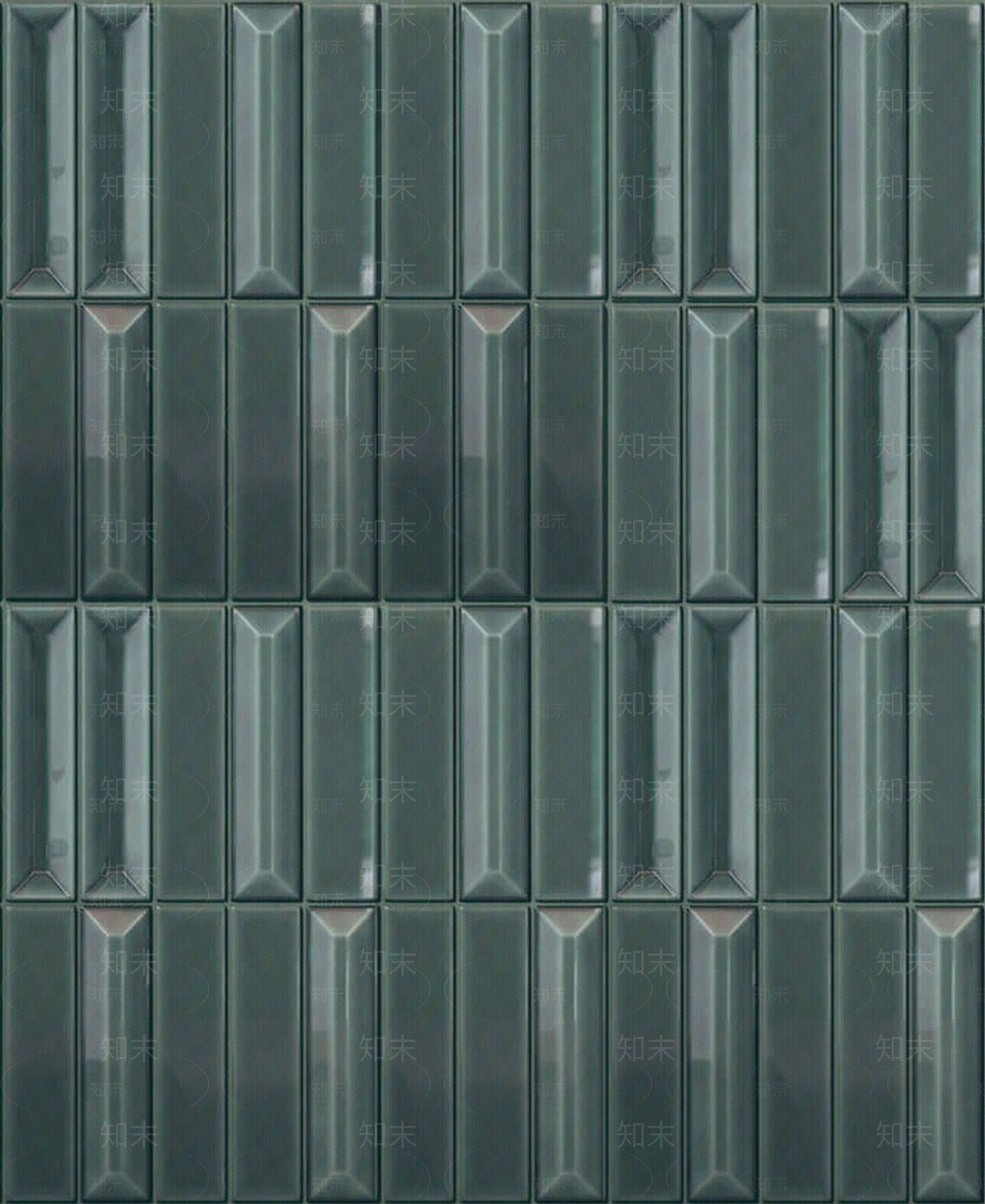 墨绿色凹凸手工砖贴图下载【ID:1147921768】