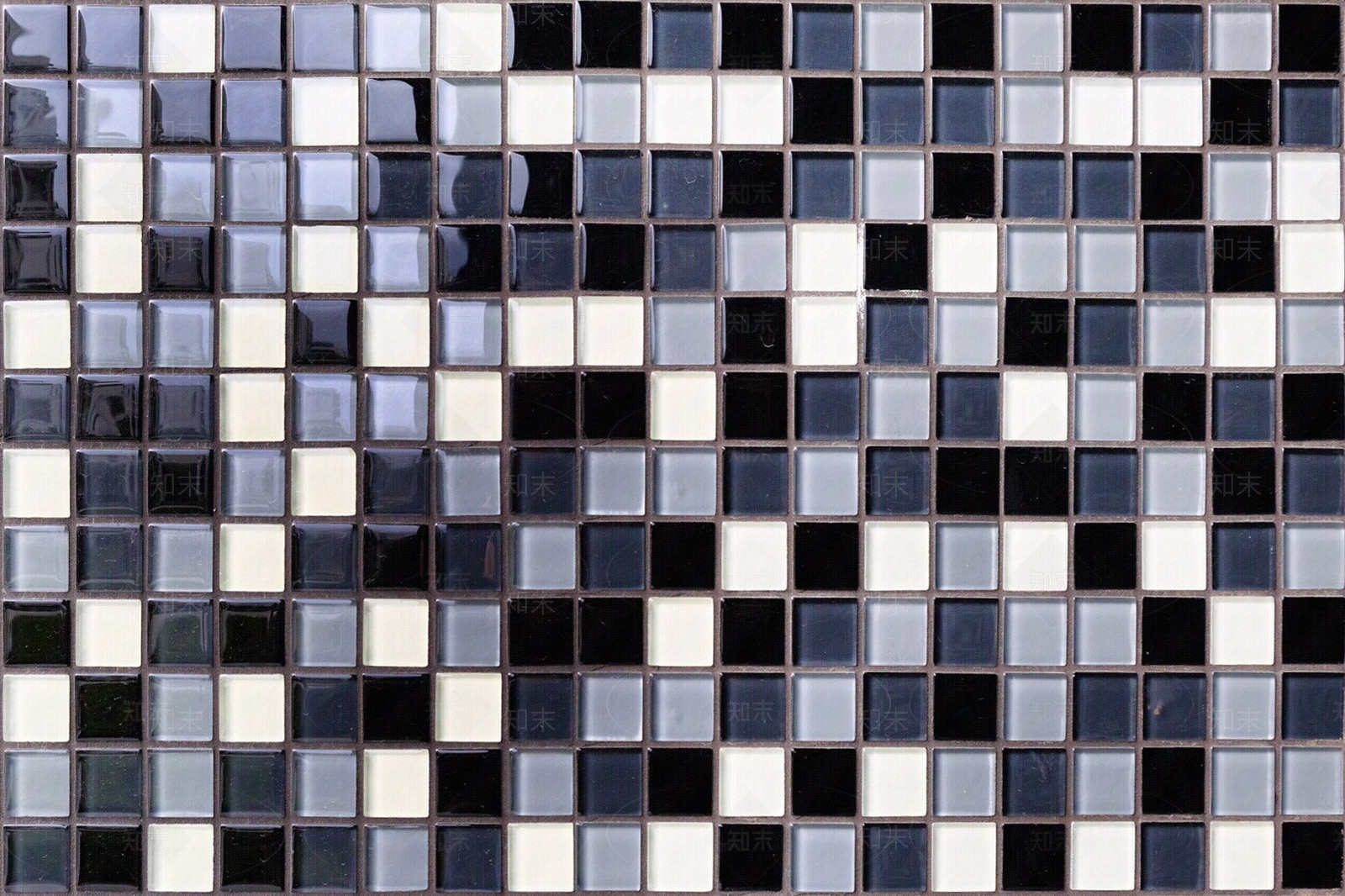黑白灰玻璃马赛克贴图下载【ID:1147929715】