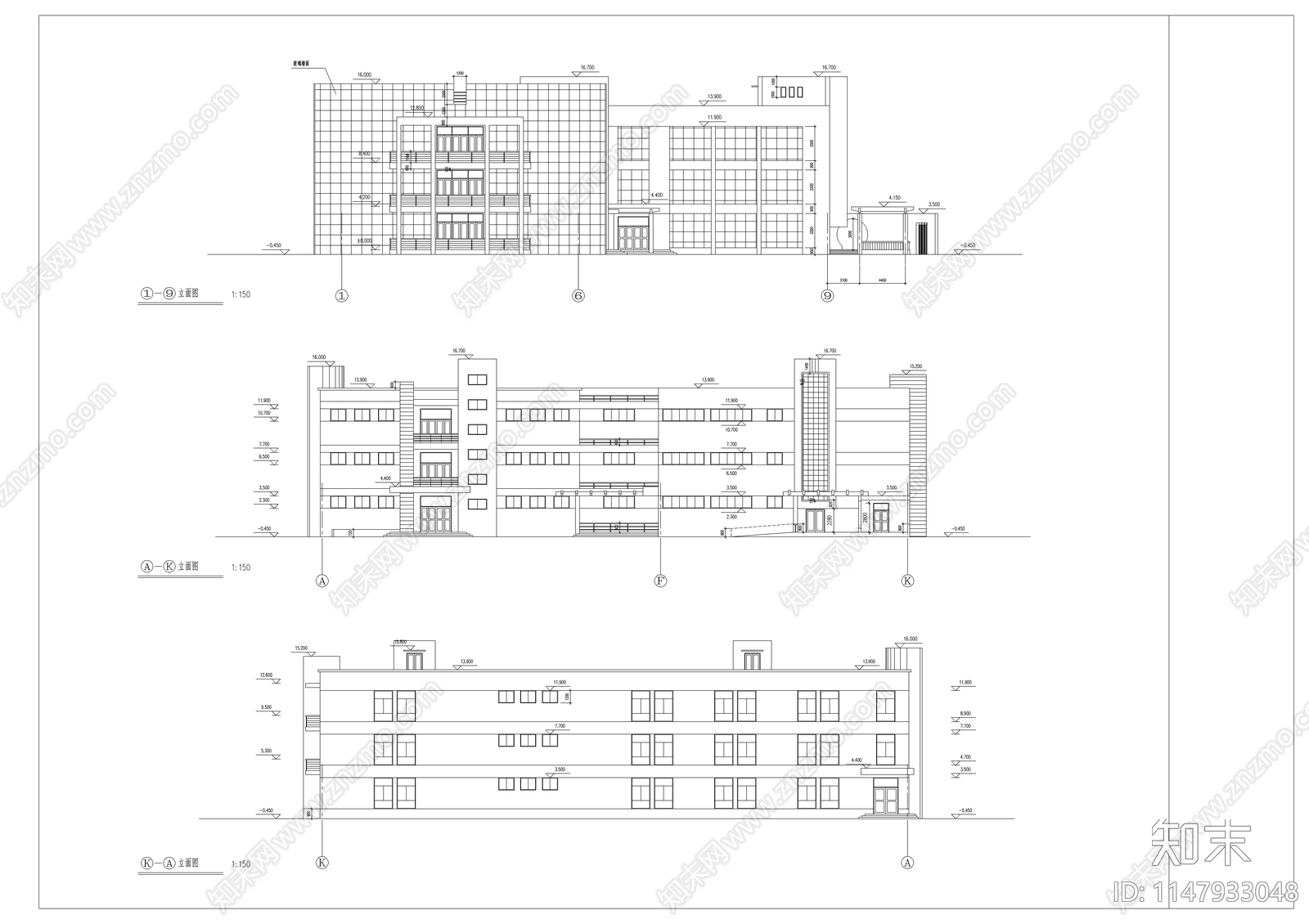 文化娱乐建筑cad施工图下载【ID:1147933048】