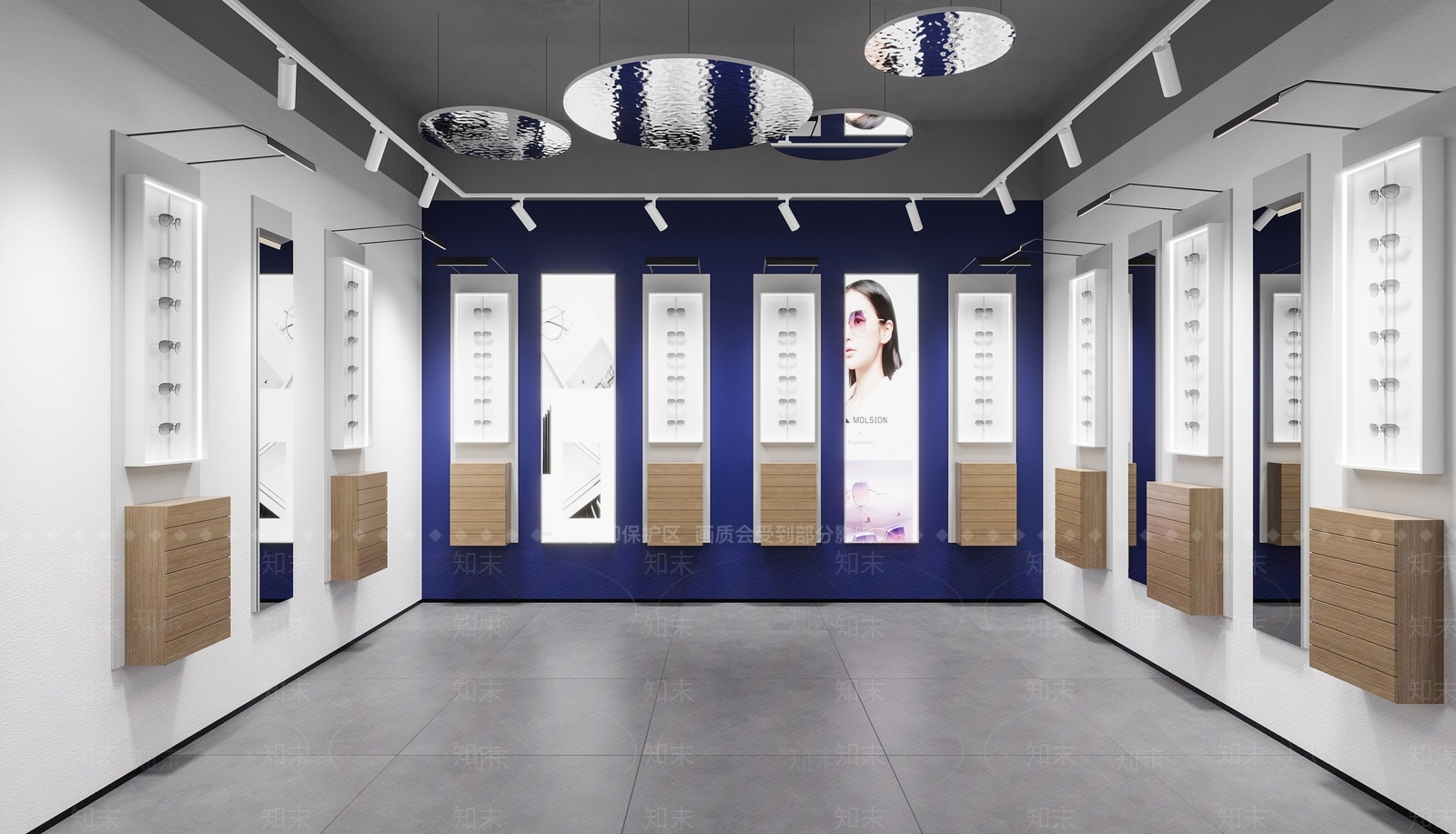 现代眼镜店3D模型下载【ID:1147940293】