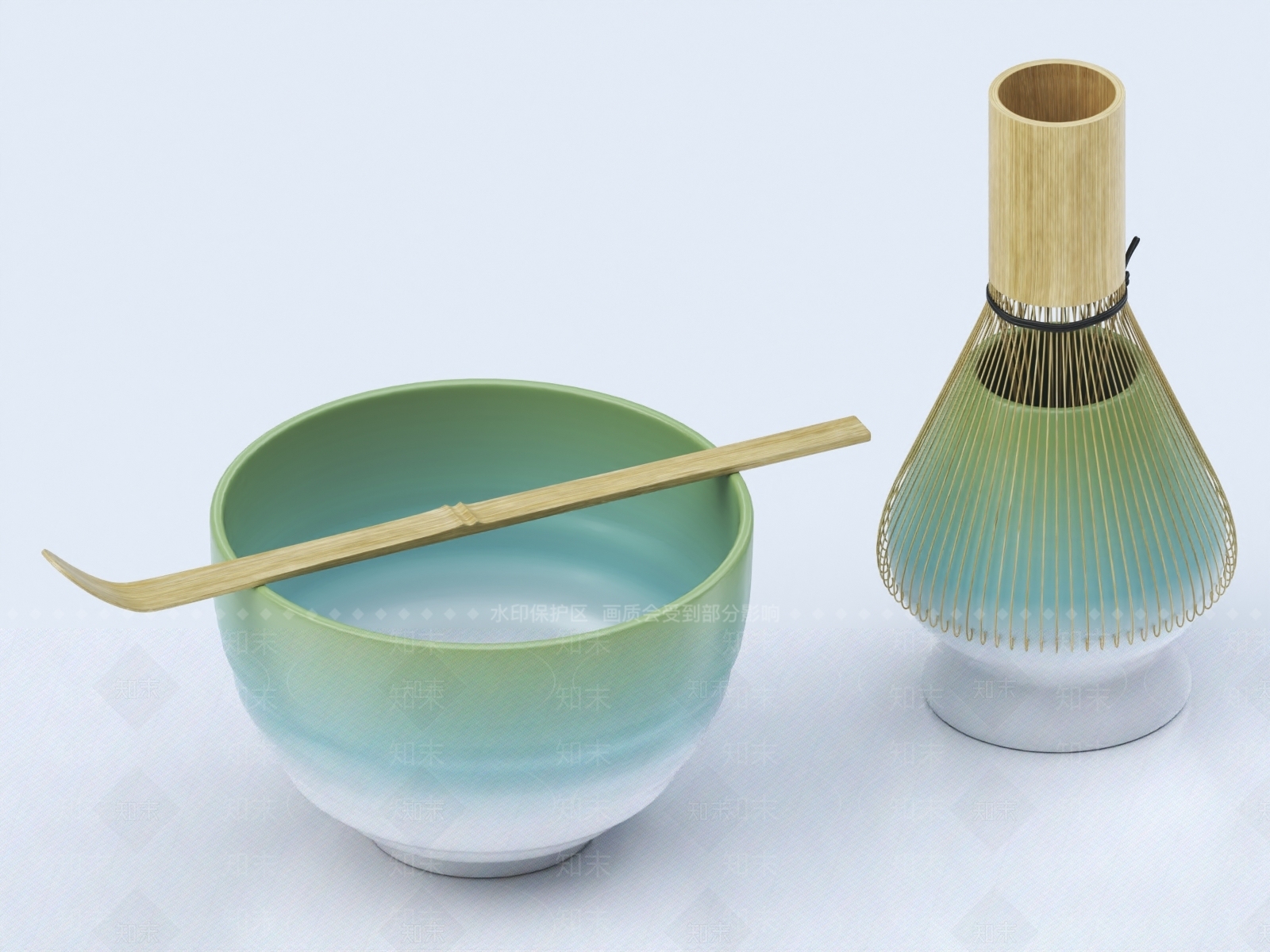 中式茶具3D模型下载【ID:1147955422】
