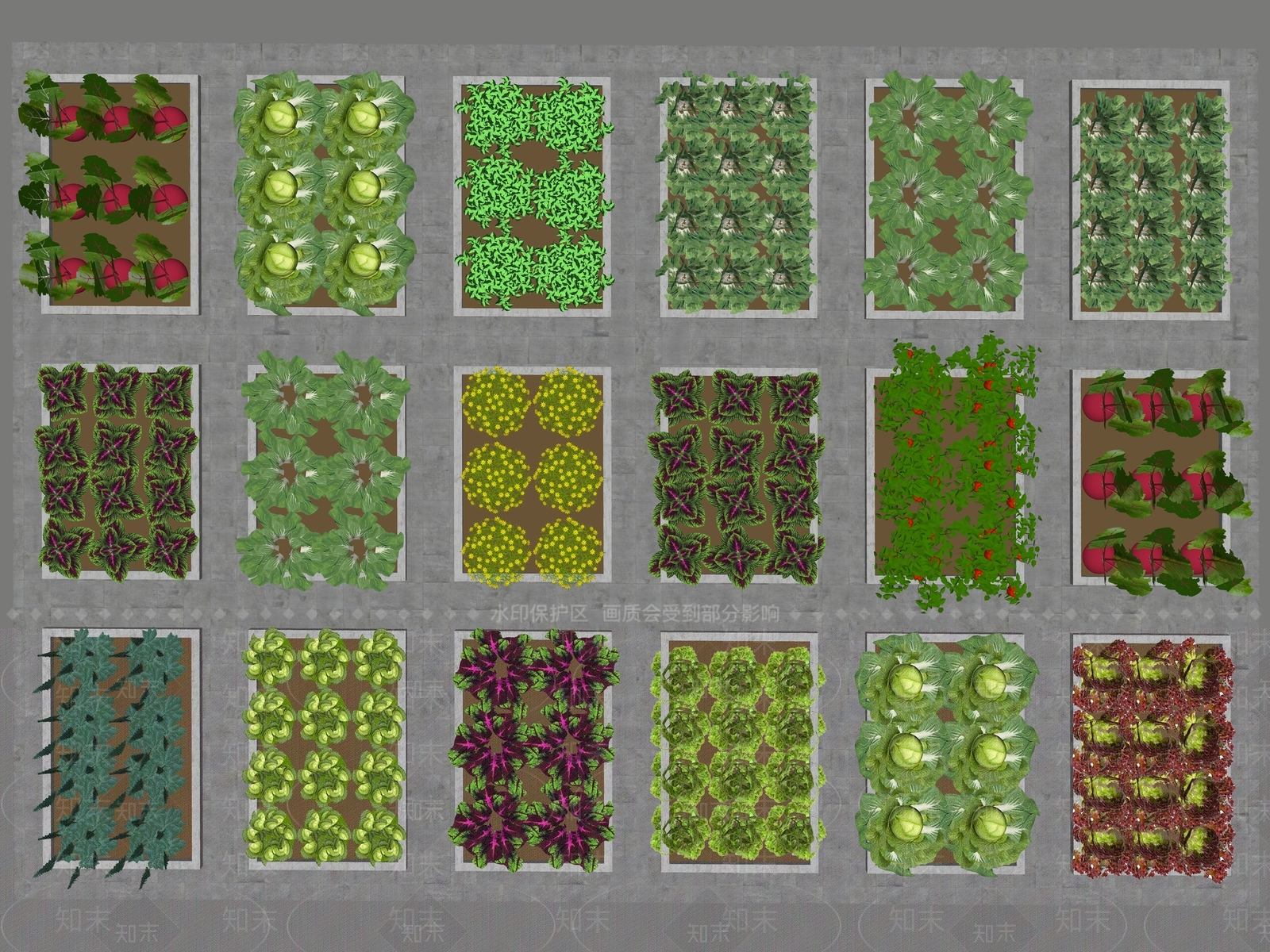 蔬菜SU模型下载【ID:1147959348】