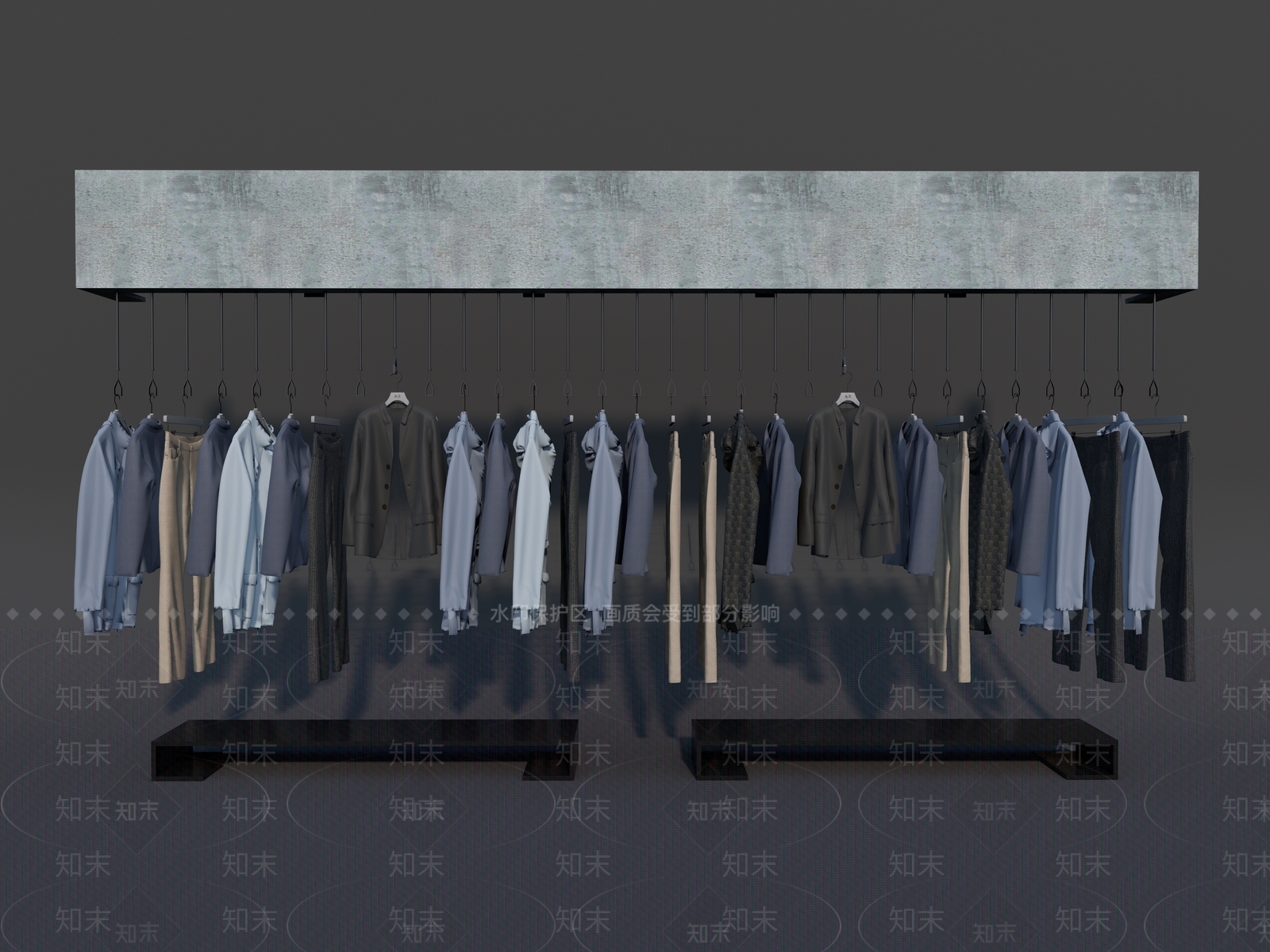 服装店服装SU模型下载【ID:1147959773】