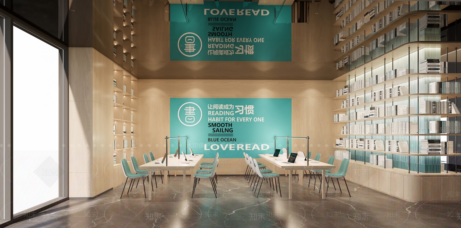 现代学校图书馆SU模型下载【ID:1147962593】
