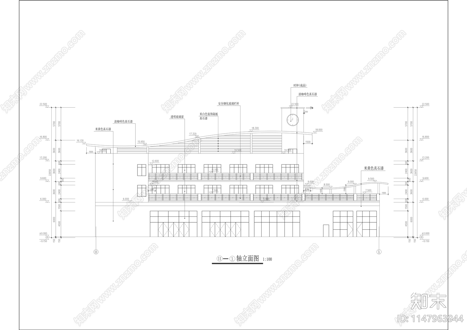 大湾镇农村客运站建设项目cad施工图下载【ID:1147963944】