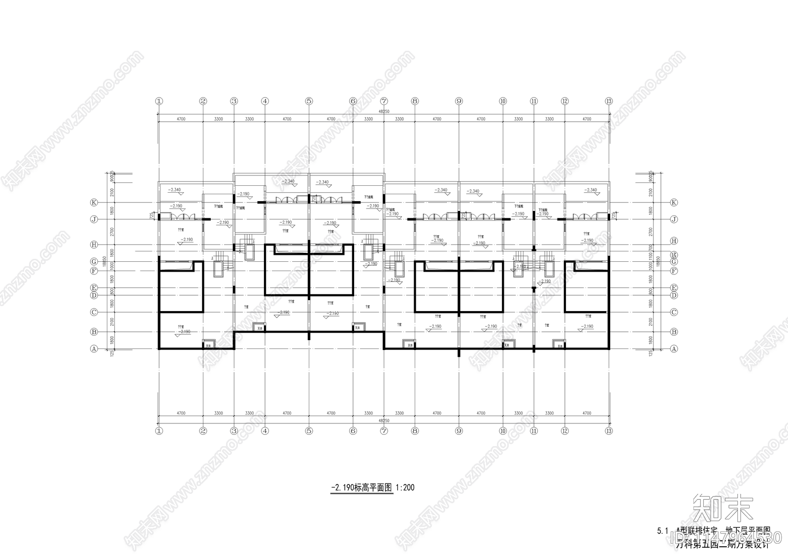 某住宅楼设计图纸cad施工图下载【ID:1147964530】