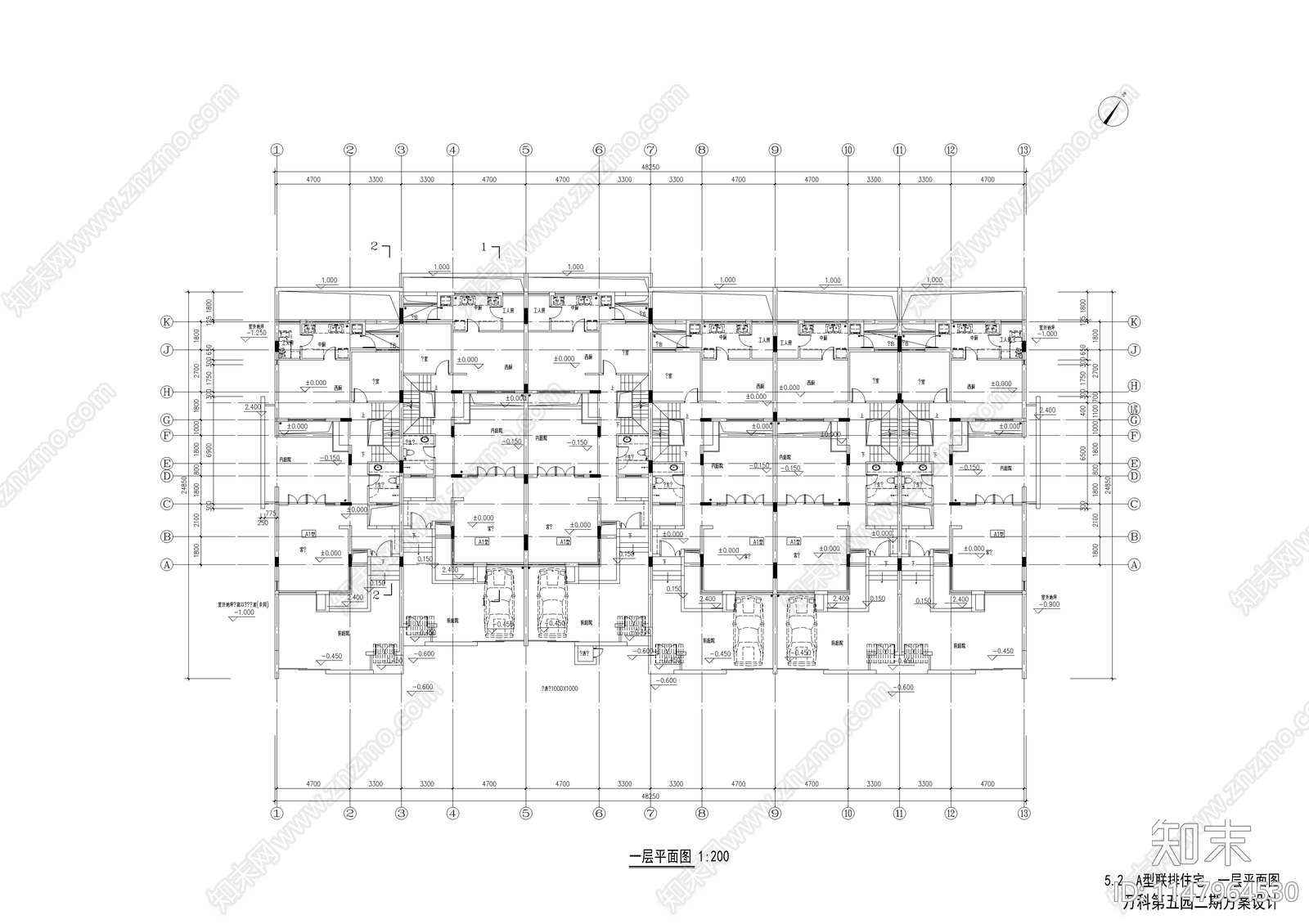 某住宅楼设计图纸cad施工图下载【ID:1147964530】