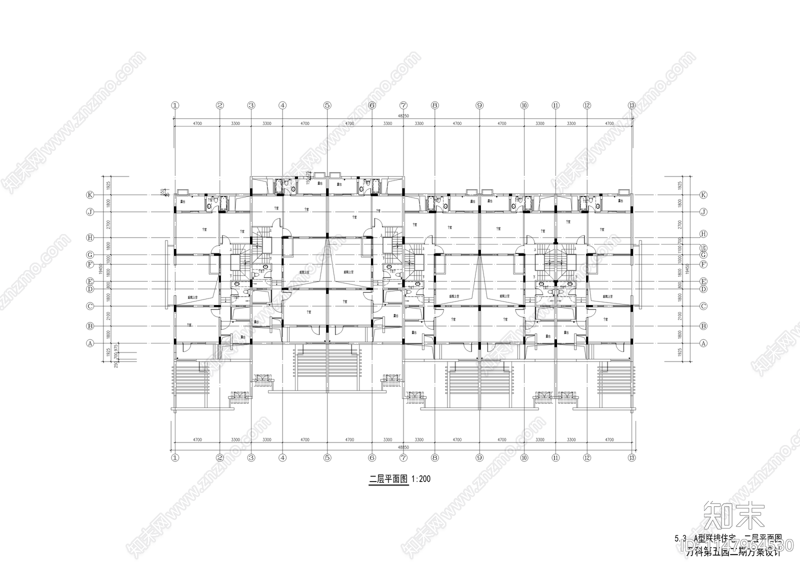 某住宅楼设计图纸cad施工图下载【ID:1147964530】