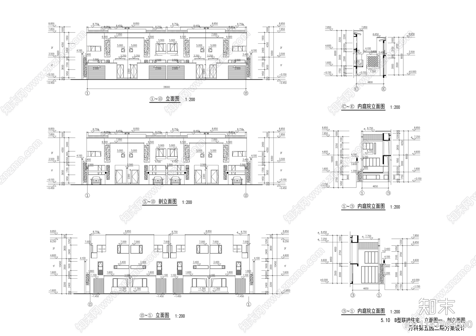 某住宅楼设计图纸cad施工图下载【ID:1147964530】