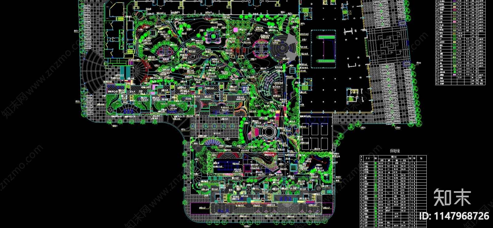 350套公园广场景观设计施工图施工图下载【ID:1147968726】