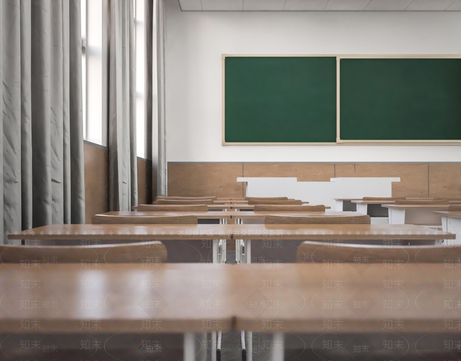 现代学校教室SU模型下载【ID:1147973509】