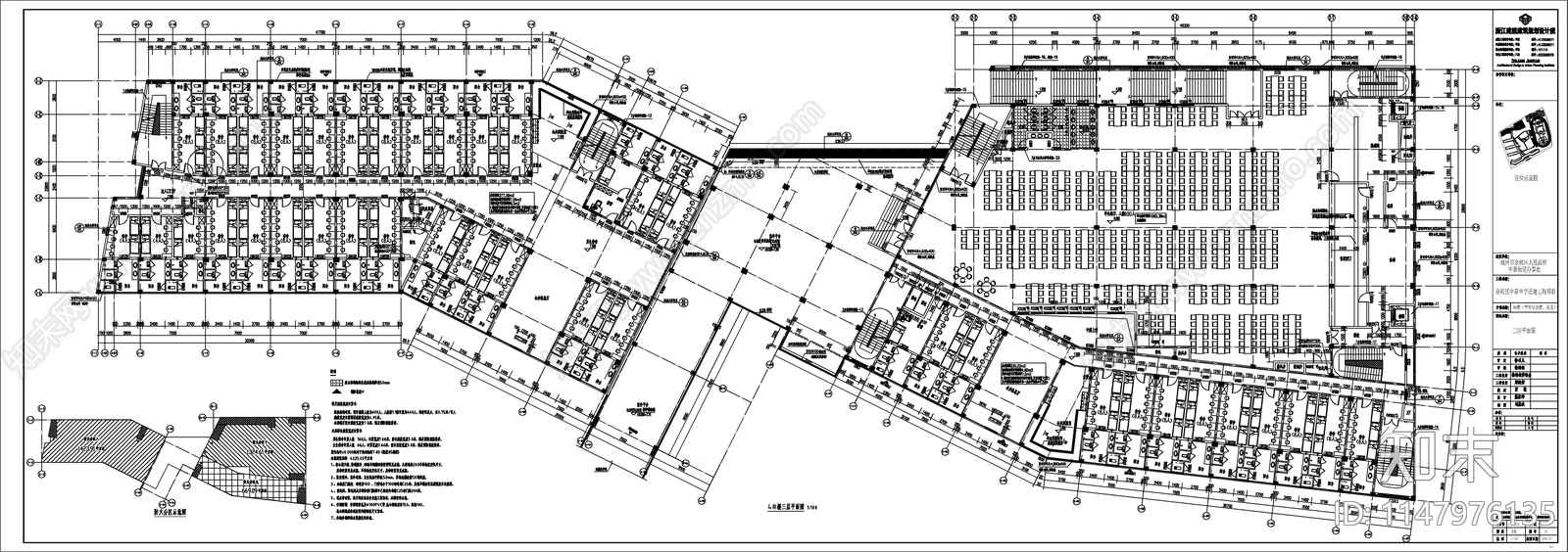 某大学食堂宿舍楼cad施工图下载【ID:1147976135】