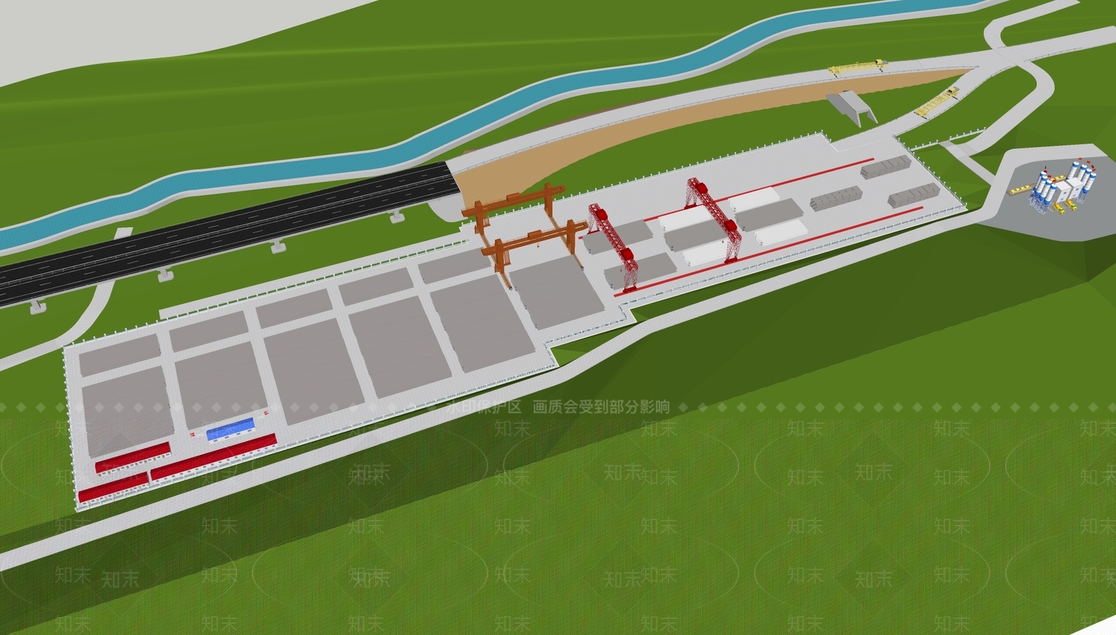现代楼板厂SU模型下载【ID:1147988616】