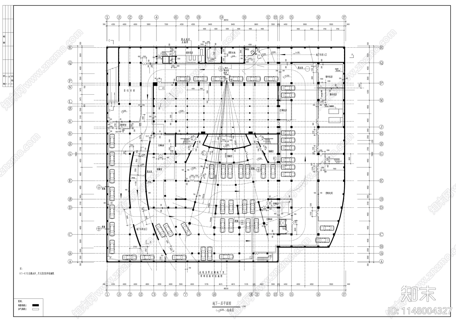 影剧院建筑cad施工图下载【ID:1148004327】