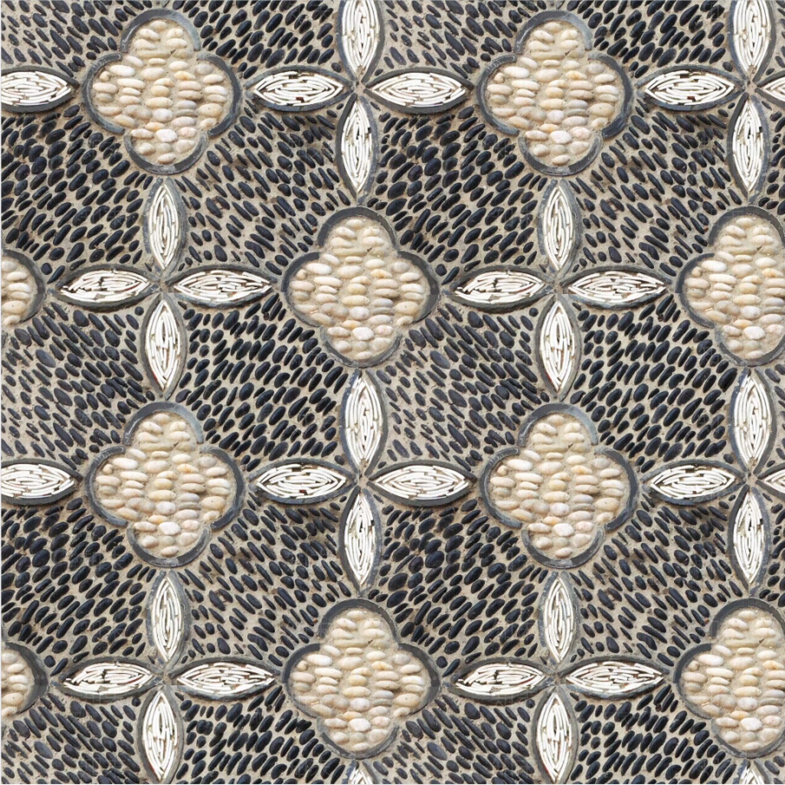 中式庭院石材拼花贴图下载【ID:1148012069】