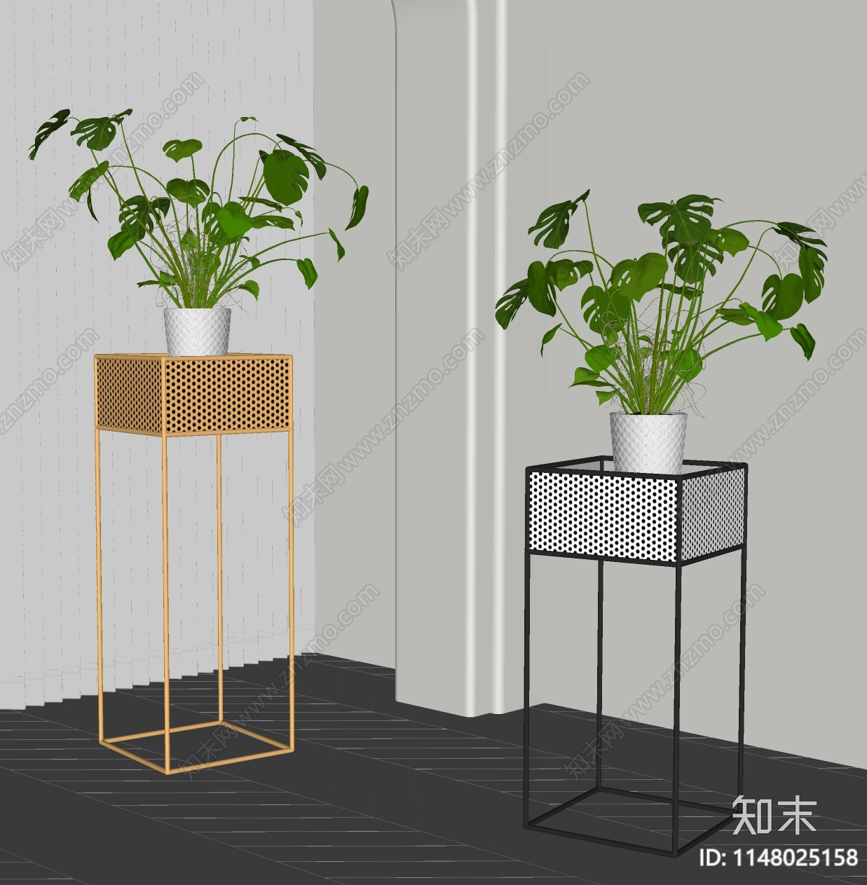 植物盆栽盆景SU模型下载【ID:1148025158】