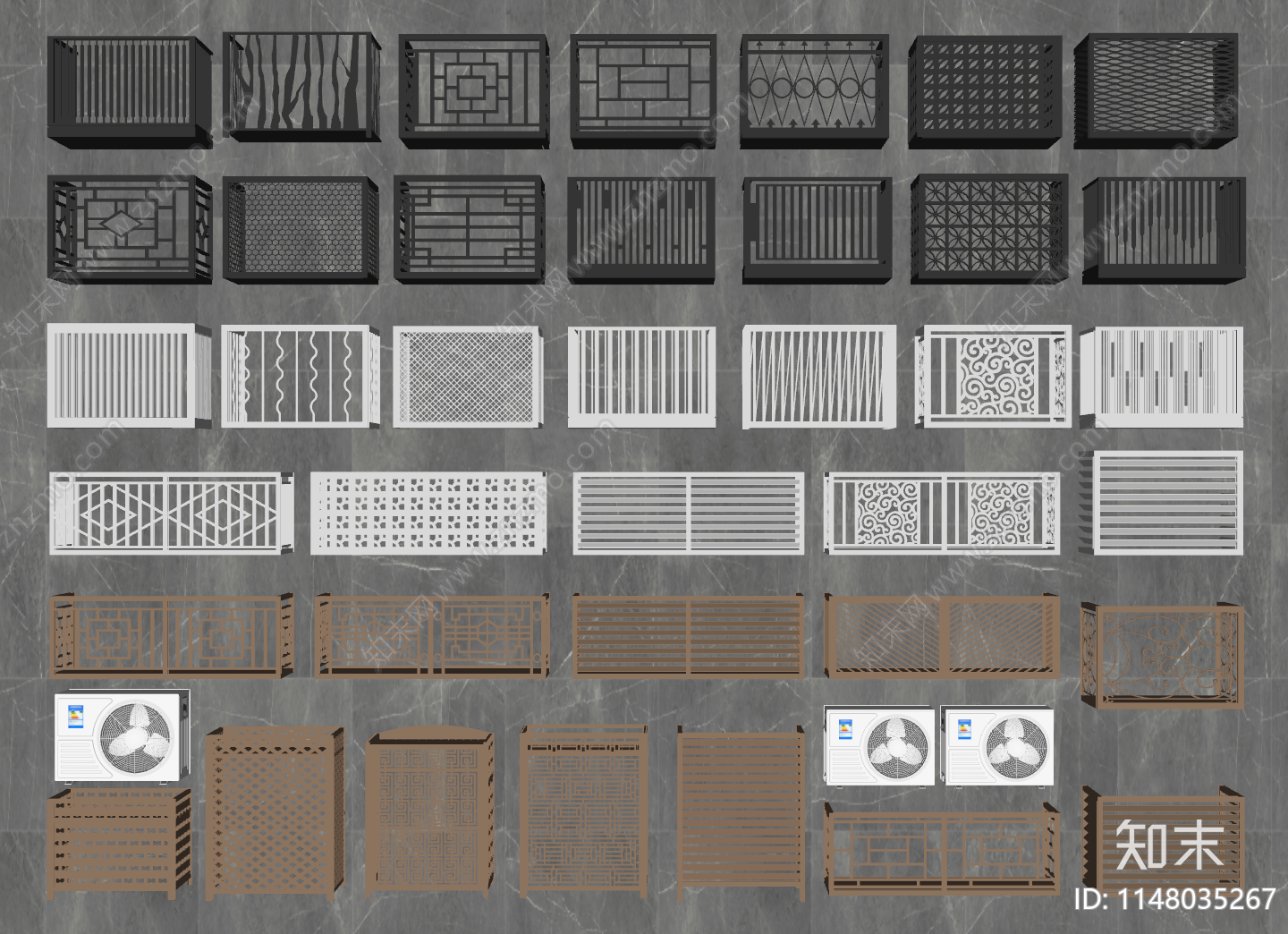 空调外机SU模型下载【ID:1148035267】