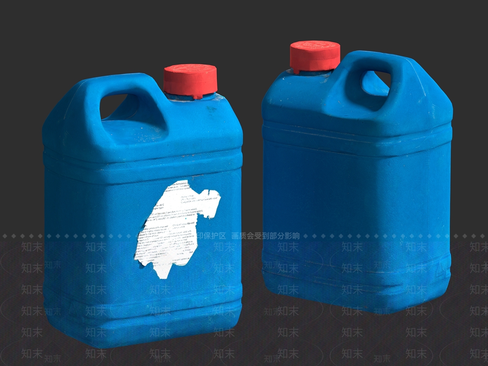 塑料桶3D模型下载【ID:1148036240】