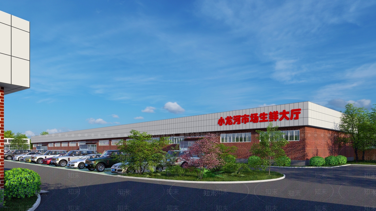 现代农贸市场SU模型下载【ID:1148042965】