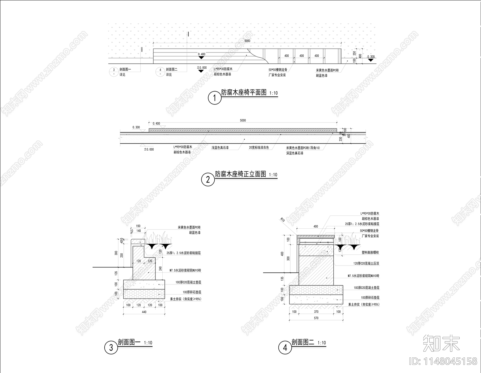 万科幼儿园景观cad施工图下载【ID:1148045158】