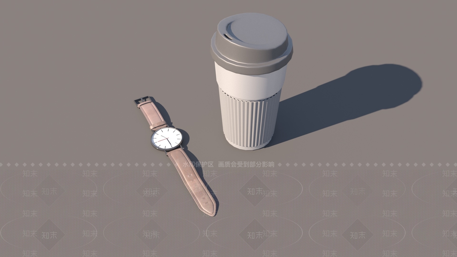 现代钟表3D模型下载【ID:1148045665】
