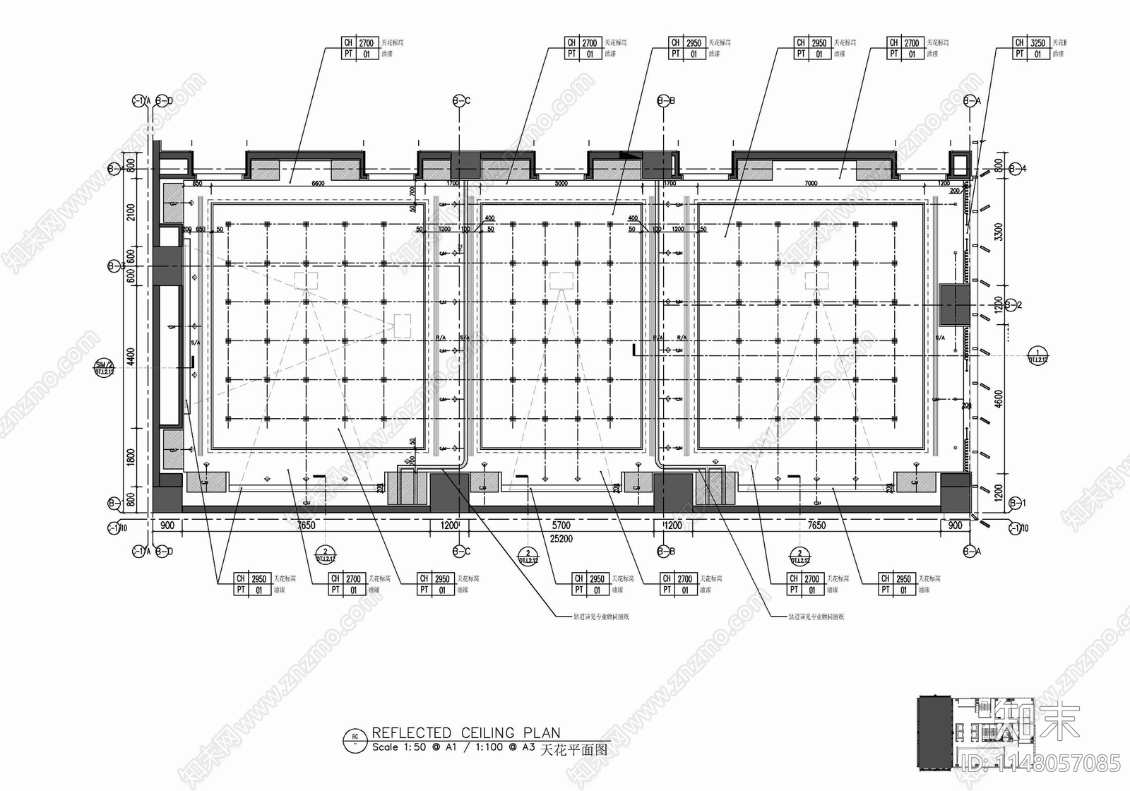 培训室会议室及公区施工图下载【ID:1148057085】