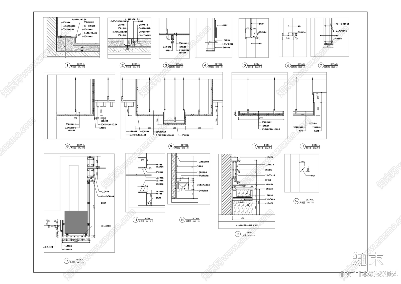 双河路幼儿园装修工程cad施工图下载【ID:1148059964】