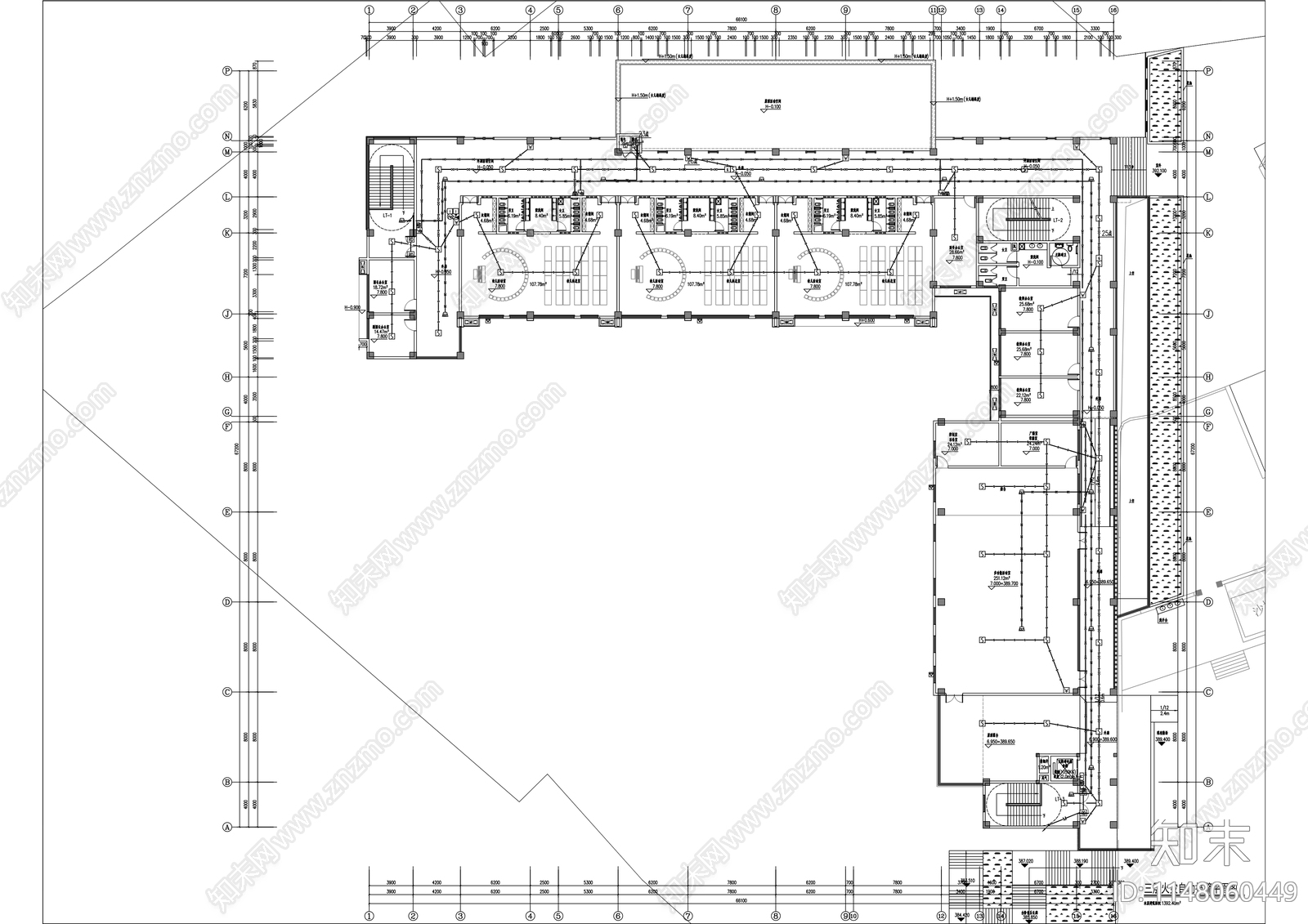 双路幼儿园建筑cad施工图下载【ID:1148060449】