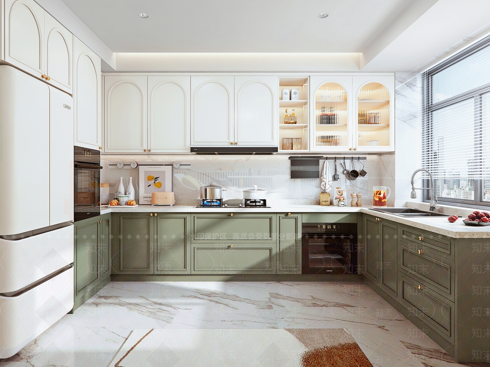 北欧风格厨房3D模型下载【ID:1148067884】