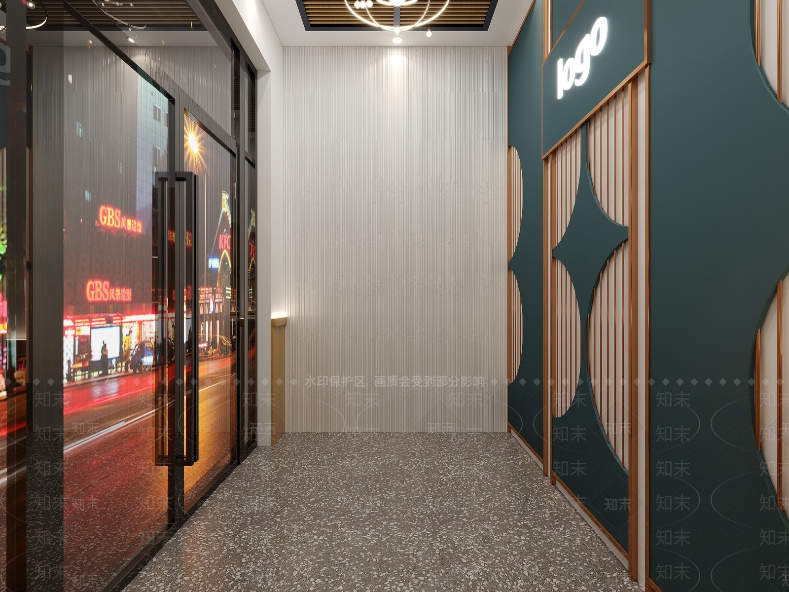 现代拉面馆3D模型下载【ID:1148072131】