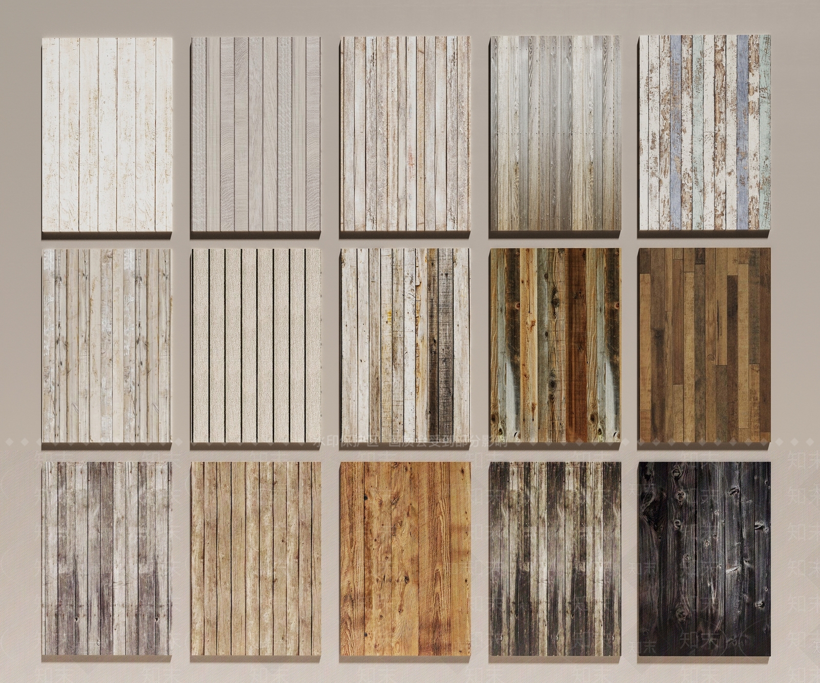 现代防腐木地板SU模型下载【ID:1148074734】