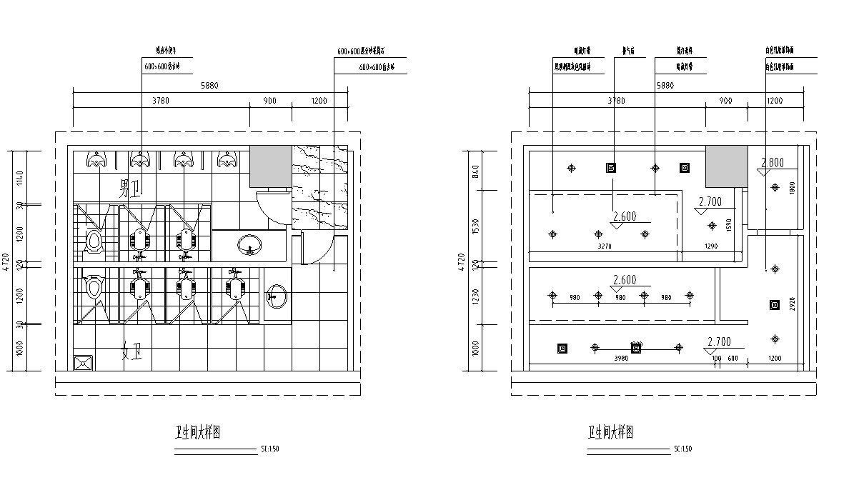 [广东]某高档办公空间全套施工图cad施工图下载【ID:161781102】