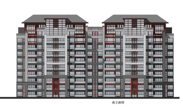 [陕西]高层新中式风格住宅建筑设计方案文本（含叠拼洋房...cad施工图下载【ID:167626100】