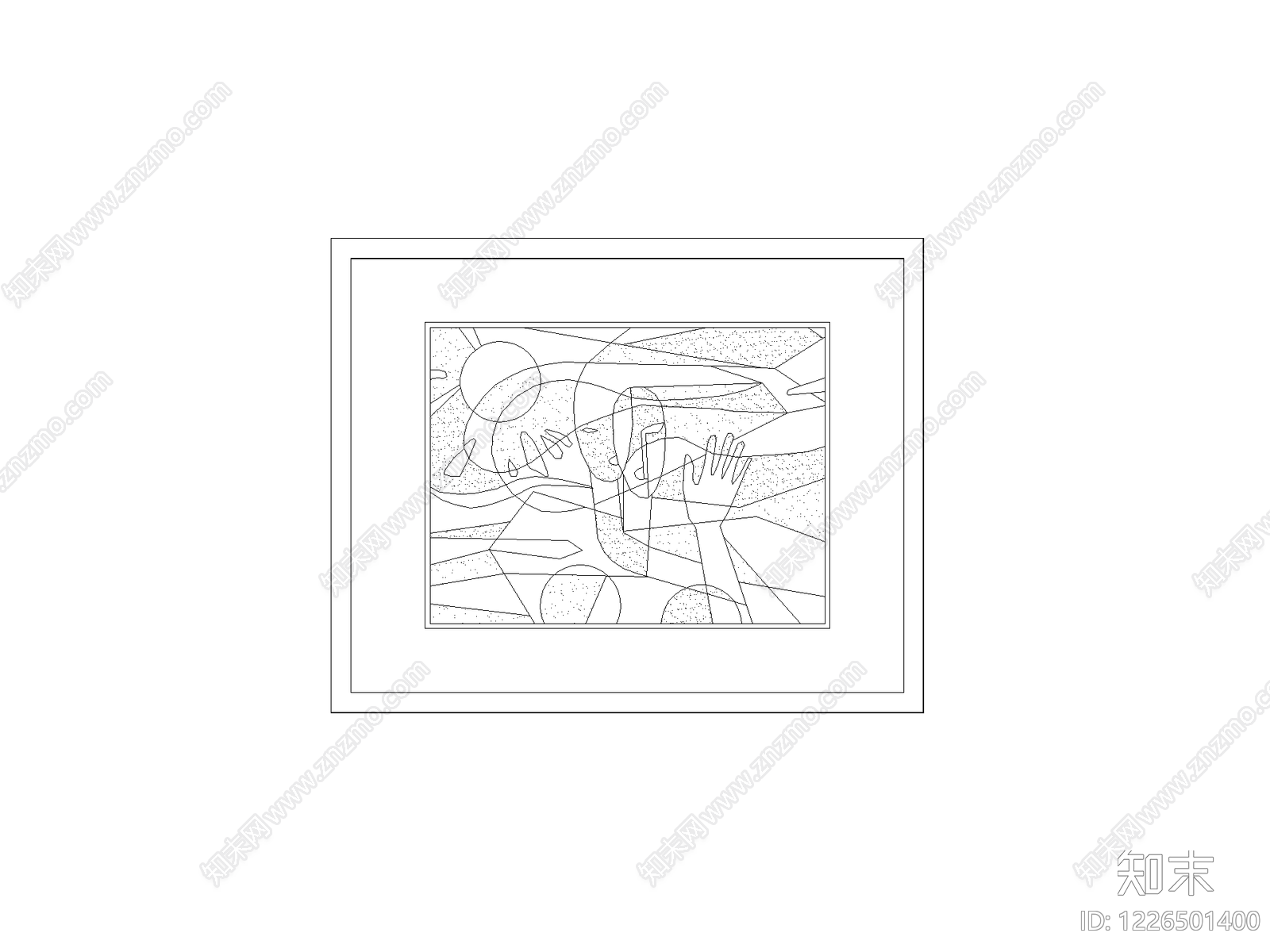 挂画CAD图纸