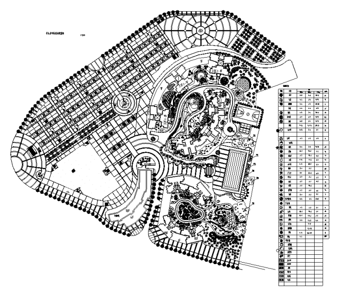 园林各类绿地景观设计CAD平面图346套（赠送CAD素材图...cad施工图下载【ID:160686196】