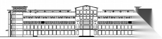 某四层大型商场建筑施工图cad施工图下载【ID:151509101】
