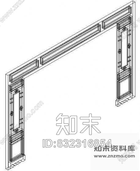 图块/节点门CAD模型图块8cad施工图下载【ID:832316854】
