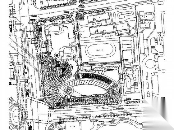 [江苏]现代风格商业综合体建筑施工图（含方案文本）cad施工图下载【ID:166204192】