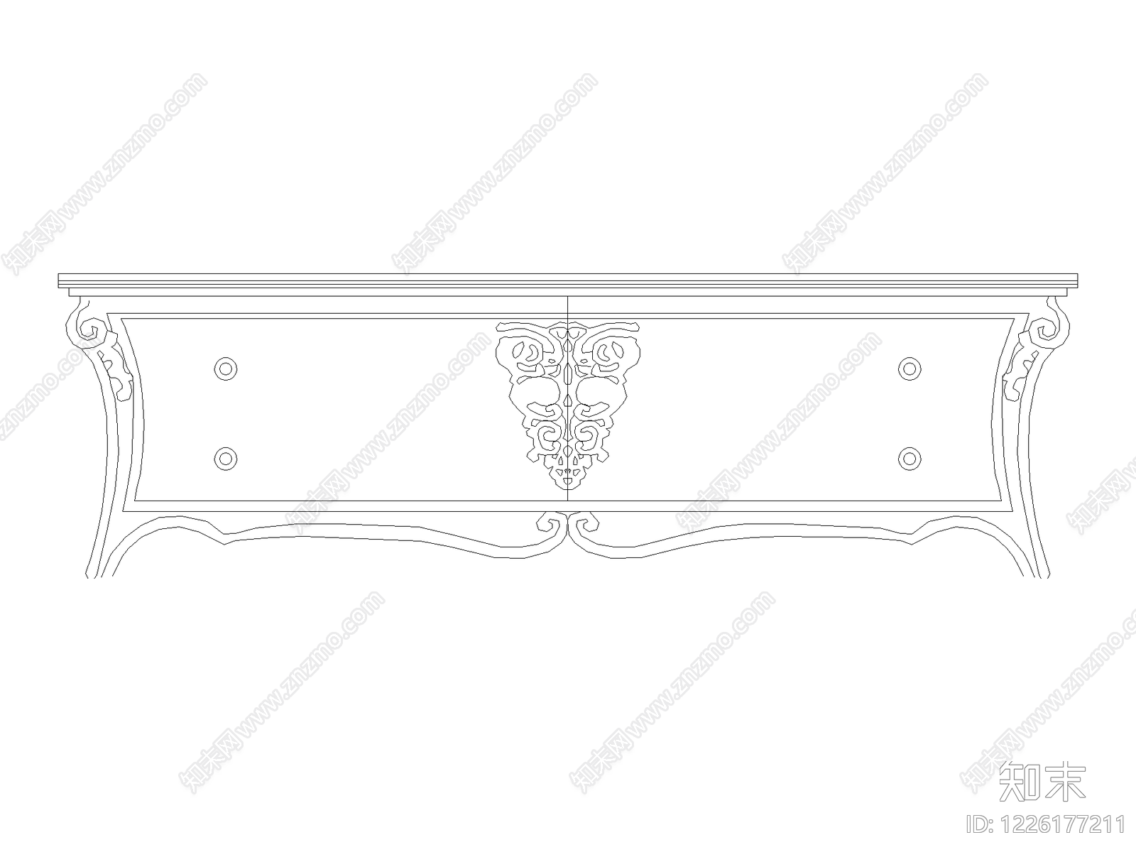 柜子cad施工图下载【ID:1226177211】