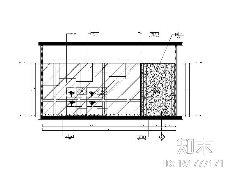 全套办公室设计施工图cad施工图下载【ID:161777171】