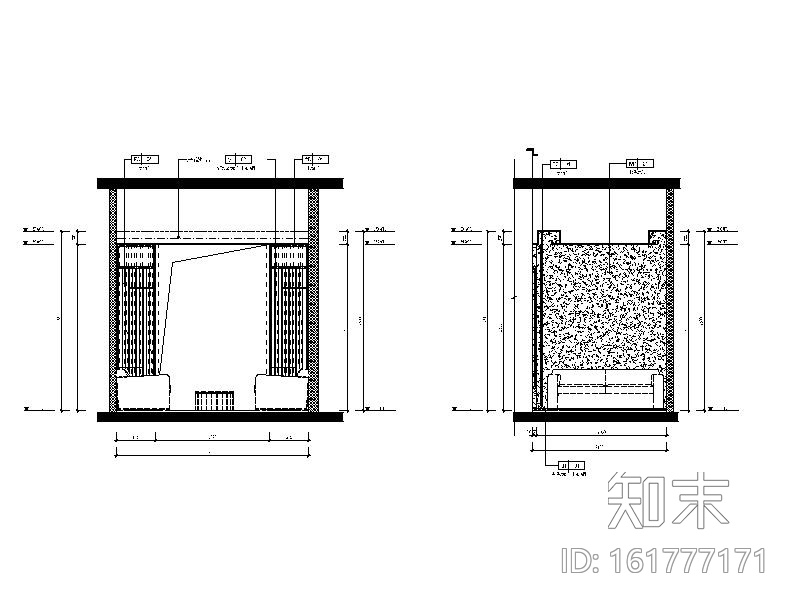 全套办公室设计施工图cad施工图下载【ID:161777171】