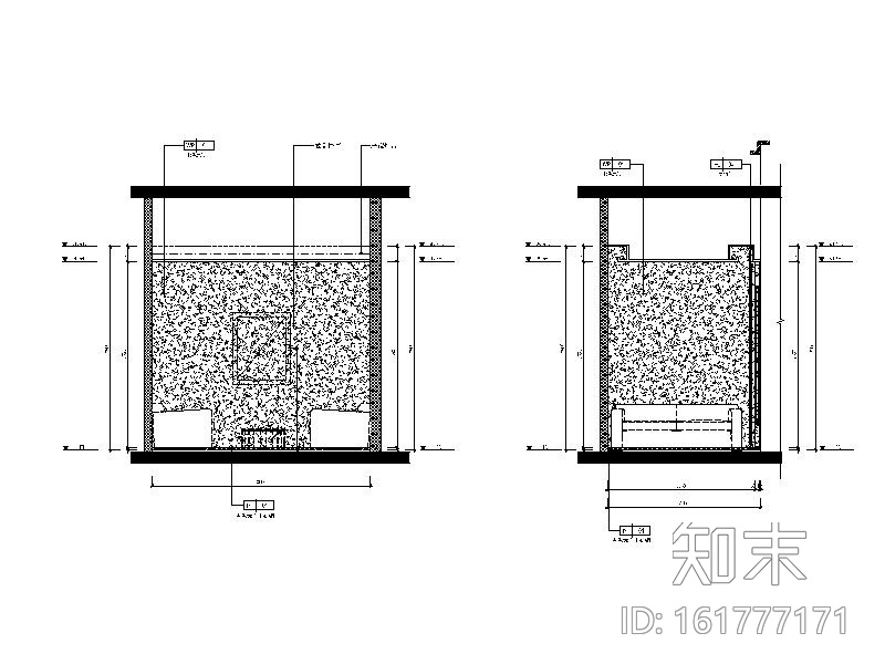 全套办公室设计施工图cad施工图下载【ID:161777171】