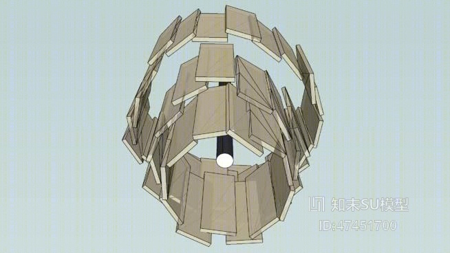 吊灯SU模型下载【ID:317999879】