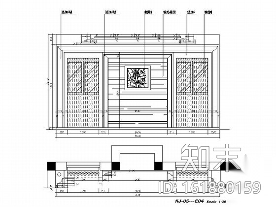 [南通]现代简欧双层联排别墅装修图（含效果）cad施工图下载【ID:161880159】