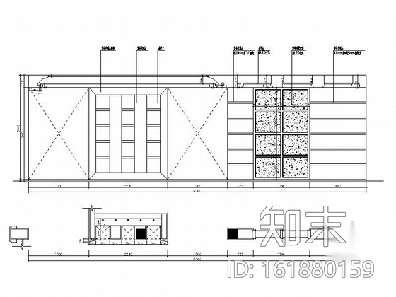 [南通]现代简欧双层联排别墅装修图（含效果）cad施工图下载【ID:161880159】