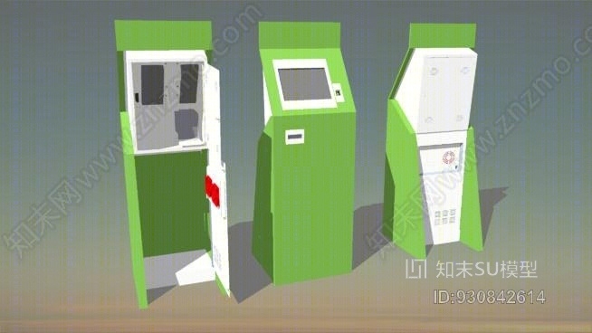亭（触摸屏亭系统）SU模型下载【ID:930842614】