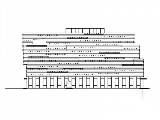 [安徽]现代风格圆形平面会展中心建筑施工图（推荐参考）施工图下载【ID:165739153】