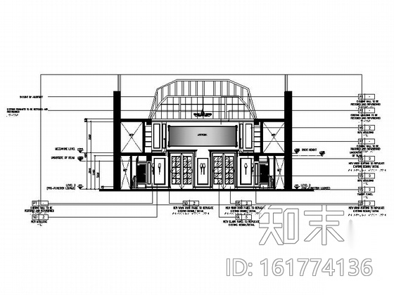 [上海]外滩首家顶级超五星级酒店室内装修图（含实景）cad施工图下载【ID:161774136】